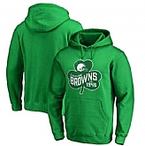 Men's Cleveland Browns Pro Line by Fanatics Branded St. Patrick's Day Paddy's Pride Pullover Hoodie Kelly Green FengYun,baseball caps,new era cap wholesale,wholesale hats